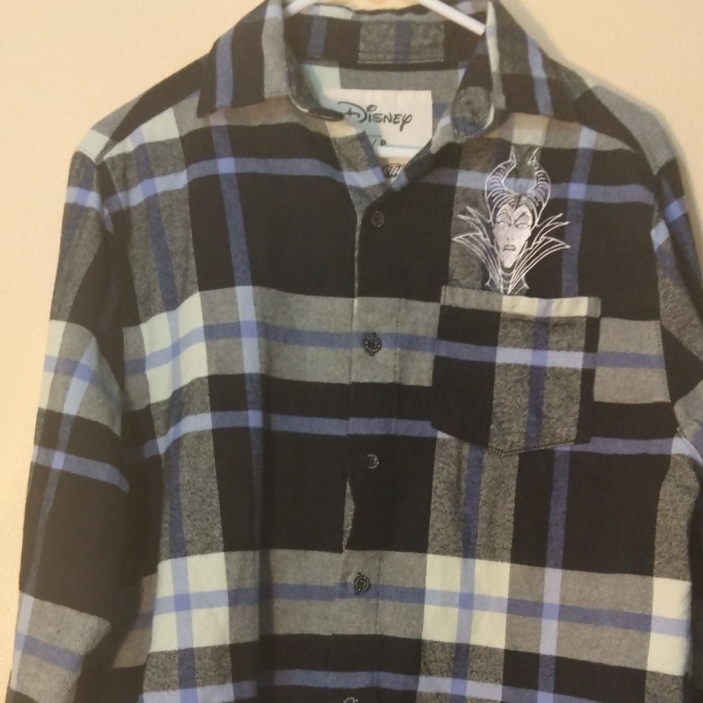 Disney MALEFICENT Button Up Shirt